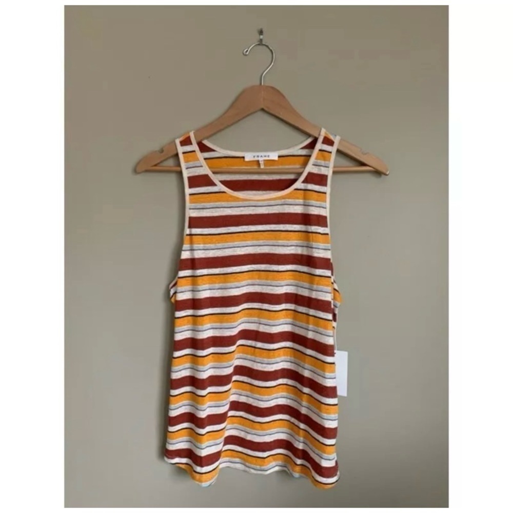 NWT FRAME Striped Tank Top